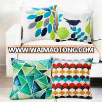 2017 New fashion suzani printing cotton linen cushion cover hotel decor pillow cover